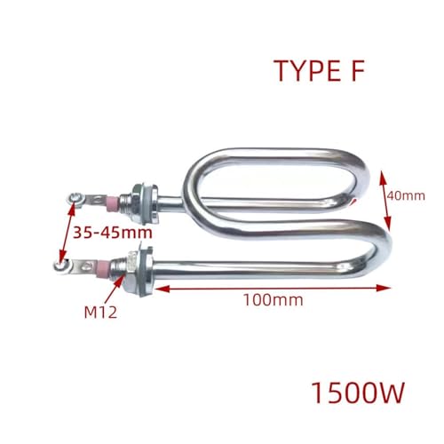 Réchauffeur en spirale d'acier inoxydable 1500W haute résistance