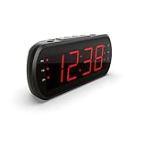 ✔️ [Alarmas] Práctico para el día a día, este radio despertador tiene dos ajustes de alarma y la función temporizador/sueño, lo que permite hacer sonar la alarma nuevamente 9 minutos después del primer timbre