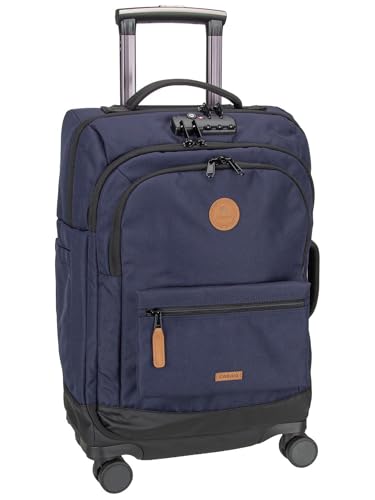 CABAIA Soft Suitcase 4 Wheels Essentials Trolley...