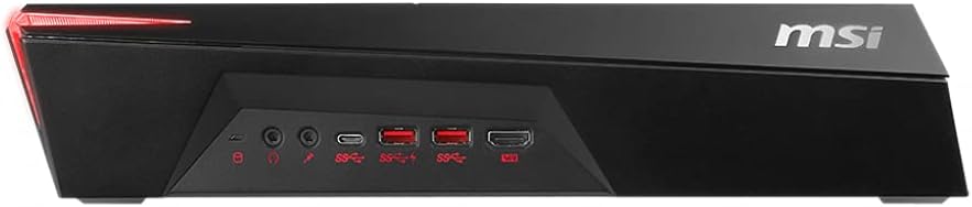 MSI Trident 3 Gaming PC - i7 7700, NVIDIA GeForce GTX 1060, 16GB DDR4, 512GB SSD, 1TB HDD, WIFI 5 & Bluetooth 4.2, Windows 10 Pro - VR7RC-027EU (Renewed)