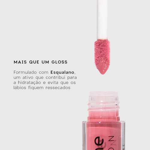 Océane – Mini Glossy Me - Brilho Labial Rose./Rosa