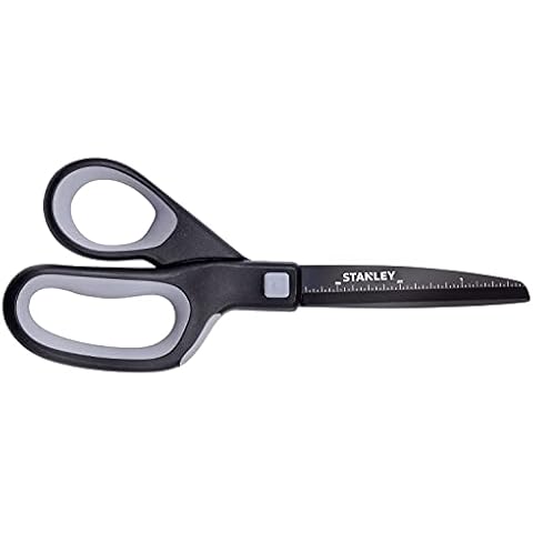 Stanley Scissors Piranha 8" Premium Scissor, Gray (SCI8TINS),1pk Cover