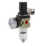 Manómetro de alta precisión: el manómetro con núcleo de cobre es precisamente en el control de presión y adecuado para una variedad de entornos. El reductor de presión de agua es fácil de usar. Simplemente pulse la válvula de control de presión, tire hacia arriba para desbloquear y gírala para ajustar la presión.