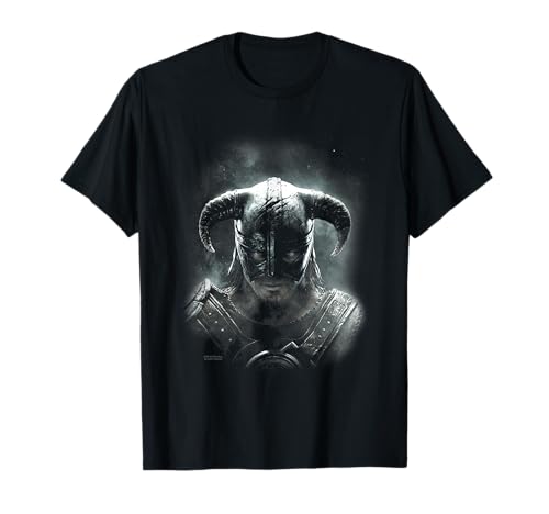 Image of Skyrim Dragonborn Jumbo Portrait Action RPG Video Game T-Shirt