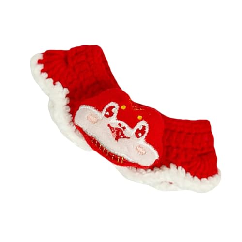 Knitted Collar For Cats, Snake Year Theme Scarf, Pet Cat Scarf Bibs, Holiday Pet Scarf, Comfortable Dog Bandanas, Small Pet Bandanas, Medium Pet Collars, Large Pet Scarf Collar For Cats And Dogs