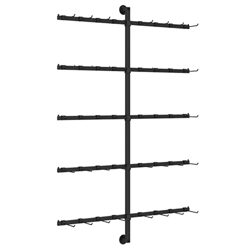 Espositore da parete regolabile, organizer per sciarpe, cinture, calze e cappelli, salvaspazio per casa e ufficio