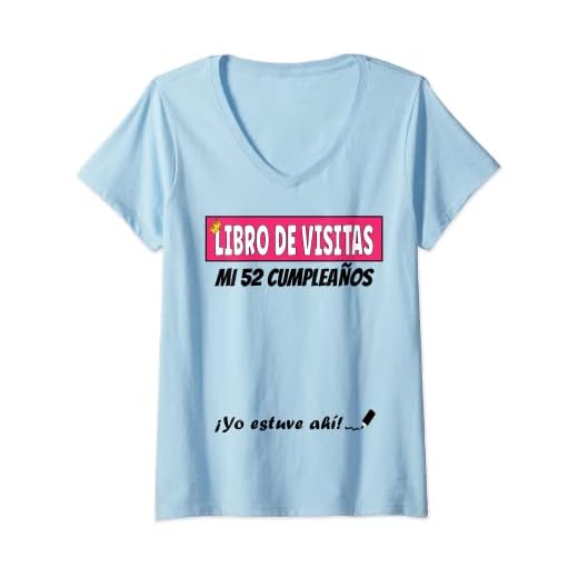 Mujer Libro De Visitas - 52 Años Cumpleaños Divertido Regalo Mujer Camiseta Cuello V