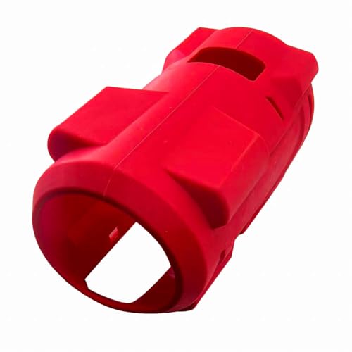 Protective Boot for Milwaukee M12 Stubby Impact Wrenches 49-16-2563 – Fits M12 Fuel 3/8\" & 1/2\" Models (2562-20, 2563-20, 2563P-20)  (red) - Thumbnail 3