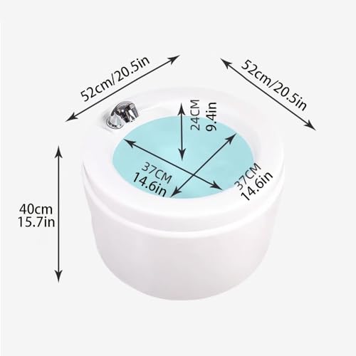 Acrylic Foot Spa, Foot Spa Bath, Foot Massager miniatura 2
