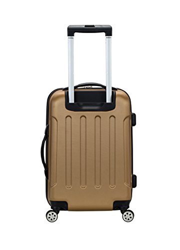Image of Rockland London Hardside Spinner Wheel Luggage, Gold, 3-Piece Set (20 /24 /28)
