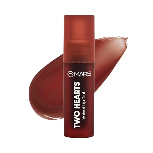 MARS Love Track Velvet Lip Tint (2.8ml) (TWO HEART) | Velvet Matte Finish | Non-Sticky & Lightweight | Highly Pigmented | Comfortable Wear | 6 Flattering Shades