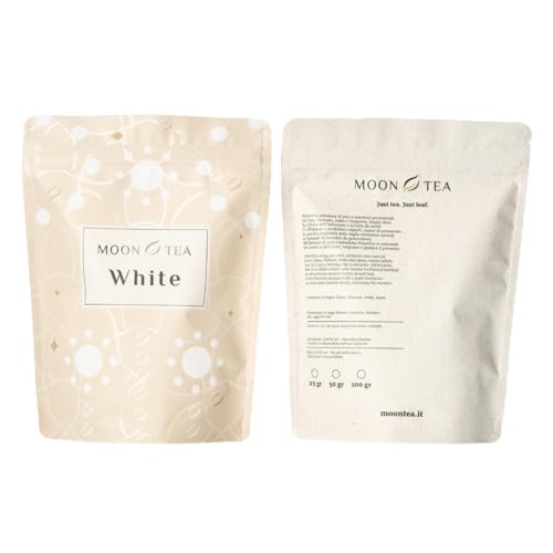 Weißer Tee Mao Feng – Hochwertiger Tee aus Vietnam mit ganzen Blättern – Frisches und blumiges Aroma, weicher und delikater Geschmack – Geringer Koffeingehalt – Heißversiegelte Verpackung (50 gr)