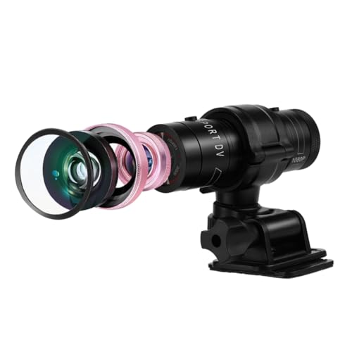 Mini Caméra D'action 1080P Sujurio - Écran 0,96 Pouce - Pour Vélo, Moto, Sport - Noir