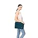 MOSISO Laptop Shoulder Bag Compatible with MacBook Pro 16 inch A2141, 15-15.6 inch MacBook Pro, Notebook, Polyester Messenger Carrying Briefcase Sleeve with Adjustable Depth at Bottom, Deep Teal