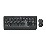 Logitech MK540 Advanced Wireless Keyboard and Mouse Combo for Windows, 2.4 GHz Unifying USB-Receiver, Multimedia Hotkeys, 3-Year Battery Life, for PC, Laptop