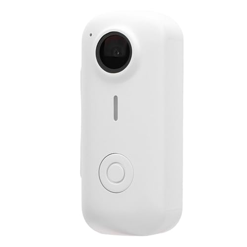 Cuifati Mini Cámara de Acción Portátil para Uso Corporal, HD 1080P, Tamaño del Pulgar, Videocámara con Cámara de Acción Portátil POV Magnética WiFi de Gran Angular de 120 ° con