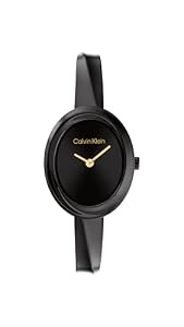 Calvin Klein Women's Twisted Bezel Bangle 25100112