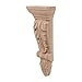 BQLZR Wooden Carved Corbel Column for Door Surround 3.15x0.98x6.3inch F46 Pack of 16