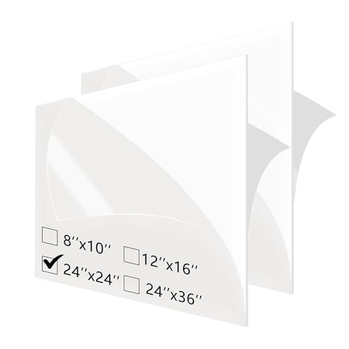 KEVJES v~AzCgLXgANvLVKX [TCgV[g 1/8C` (3mm) LEDpl Ŕ NtgvWFNg tHgt[ [U[ؒf  DIYȂǂ 24x24C` 2pbN