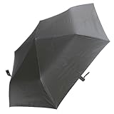 プーマ(puma) 男女兼用 晴雨兼用 ブラックコーティング 安全ストッパー式自動開閉折傘 55cm×6R ブラック PBP81WJ55