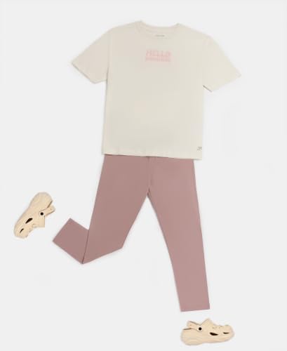 Image of Jockey UG08 Girls Super Combed Cotton Elastane Stretch Leggings (Prints May Vary)