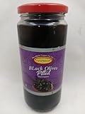 Vegfresh Black Olives Pitted | Premium Quality Whole Olives | Ready to Eat | Perfect for Salads, Pizza, Pasta & Snacks – 450g Jar