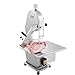 VEVOR Commercial Electric Meat Bandsaw, 1800W Stainless Steel Countertop Bone Sawing Machine, Workbeach 15