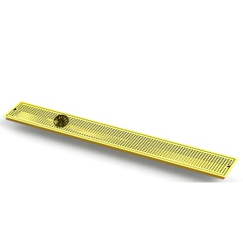 Flush Mount Drip Tray with Perforated Screen and Center Drain - 45