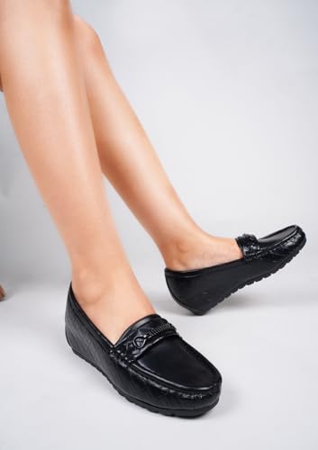 Image of TRYME Trending and Comfortable Voguish Fabulous Flat Bellies Slip On Wedges Loafer Casual and Formal for Womens and Girls