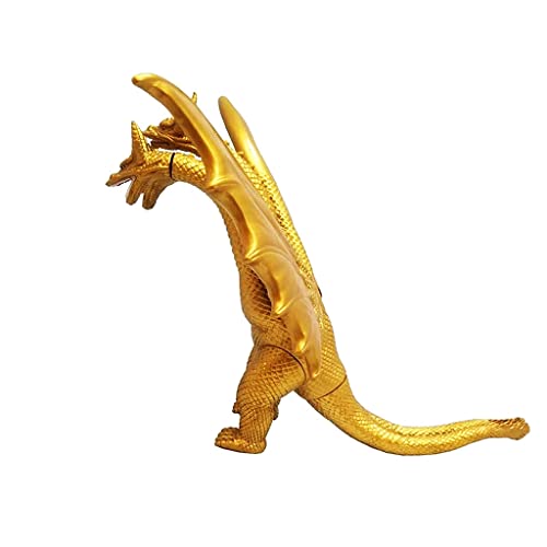 3 Head Gold Dragon King Of The Monster Ghidorah Gidora Action Figure #TOP2