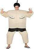 Costume de Sumo gonflable pour adulte en taille unique.