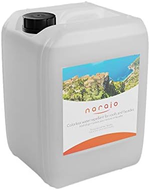 Narajo® - Transparent Roof Coating, Sealant - Ready to Use Waterproofing for Floors, Façades, Roofs, Porous Materials - Simple Application - Professional Quality Aqueous Phase Product - 3 Gallon