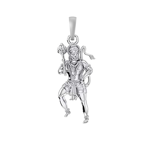 Pendentif Dieu Hanuman argent sterling, un talisman spirituel à porter au quotidien