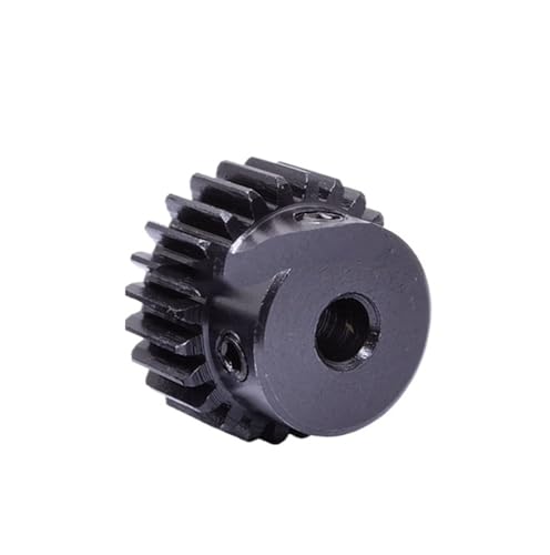 Bevel Gear Pinion Hardware Mechanical 1pcs 1M 15T-38T Spur Gear Pinion Bore 8mm Model 1 Motor Gear with Step OD 14mm-40mm Carbon Steel Blackened(38 Teeth)