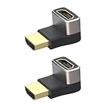 Compatibilité étendue avec vos appareils : Adaptateur HDMI 8K fonctionne avec téléviseurs HD et 4K, moniteurs, projecteurs, ordinateurs portables, PC de bureau, consoles de jeu, lecteurs multimédia et systèmes home cinéma équipés d’un port HDMI standard.