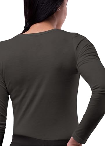 Image of Sivvan Scrubs for Women - Long Sleeve Comfort Underscrub Tee 3-Pack