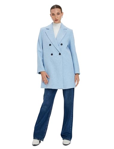 Manteau enveloppe bleu Koton pour sublimer vos tenues de bureau et sorties citadines