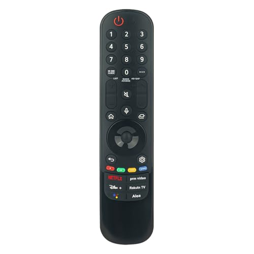 Mandos a Distancia por Voz de Repuesto Aptos para LG Smart TV 43NANO769QA 43UQ76906LE 43UQ7070ZUD 43UQ80006LB 50NANO769QA 50QNED80AQA 50NANO816QA 55NANO816QA 65UQ7070ZUN 55NANO756PR 50NANO75UQA