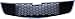 Evan-Fischer EVA17772035573 Grille for Chevrolet Cruze 11-15 Lower Chrome Shell/Painted-Black Insert LS/LT/LTZ/Diesel Models