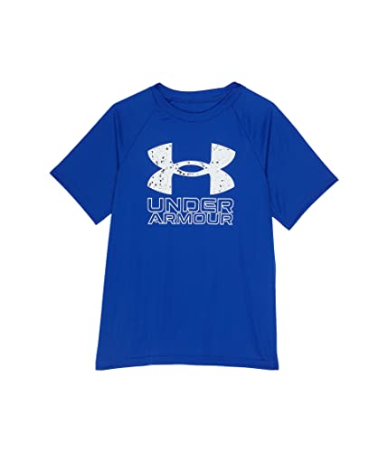 Image of Under Armour Boys' Tech Hybrid Printed Fill Short-Sleeve T-Shirt