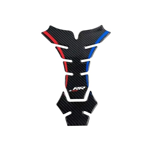 Protection réservoir S1000RR - Tampon autocollant noir pour moto sportive BMW
