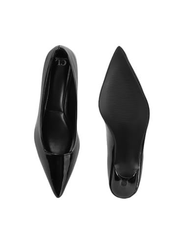 Image of Carlton London Women Comfortable Stiletto Heel Pointed Toe Slip On Fashion Shoes for Daily use, Office use, Casual use