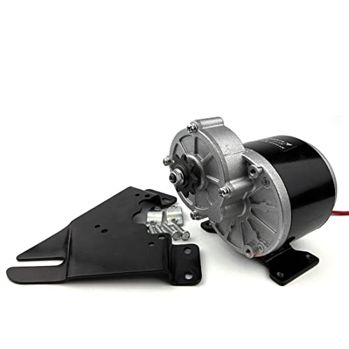 24V36V350W Electric Motor Unite Motor Brushed Scooter Bike Electric Bicycle Motor E-Bike Engine DC Gear decelerating Motor (24V350W with Plate)