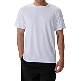 [Yundobop] ラッシュガード メンズ 半袖 水着 UVカット UPF50+ 吸汗速乾 通気 接触冷感 水陸両用 スイムウェア スポーツシャツ 日焼け対策 反射テープ付き ランニング トレーニング 海 プール 夏