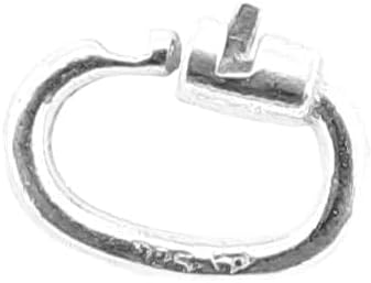 1pc Link Lock Jump Ring 925 Sterling Silver ID 4.6 x 1.8mm Jewelry Components Without Soldering by CRAFT WIRE