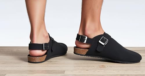 Image of Big Fox Light Weight PU Cork Backstrap Sandals for Men