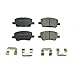 PowerStop Front Brake Pads For Chevrolet Sonic 2018-20 - Z17 Ceramic Brake Pads With Installation Hardware, 17-1929