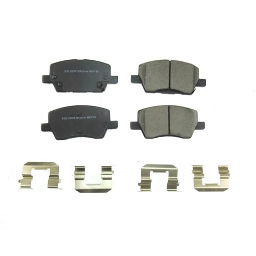 Image of PowerStop Front Brake Pads for Chevrolet Sonic 2018-20 - Z17 Ceramic Brake Pads with Installation Hardware, 17-1929