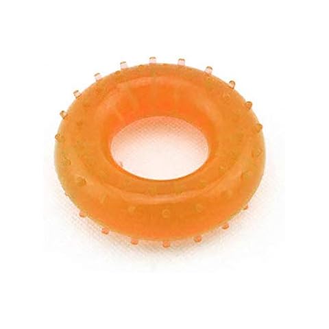 Kemket Hand Finger Wrist Grip Forearm Strength Exerciser Trainer Ring 35kg (Orange) Cover