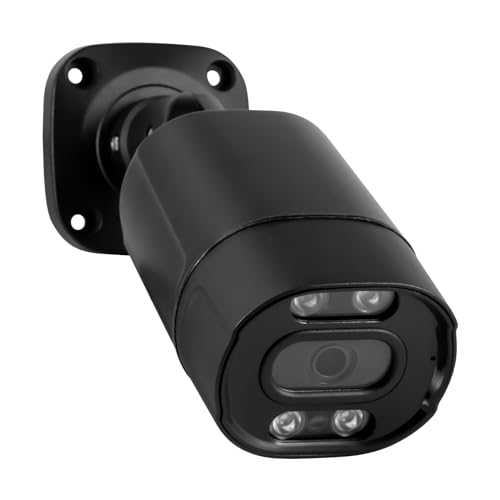 Fuers 1080P HD Security Camera Hybrid 5-in-1 XVI/TVI/CVI/AHD/CVBS CCTV Camera Outdoor Indoor, IR Night Vision,Weatherproof Metal Housing Bullet Camfor Analog Surveillance DVR,2MP